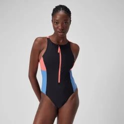 Zip Colorblock One Piece